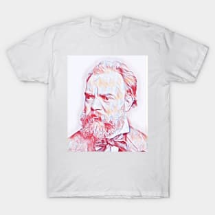 Antonín Dvořák Portrait | Antonín Dvořák Artwork | Line Art T-Shirt